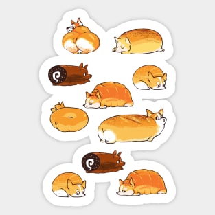 Bread Corgis Sticker